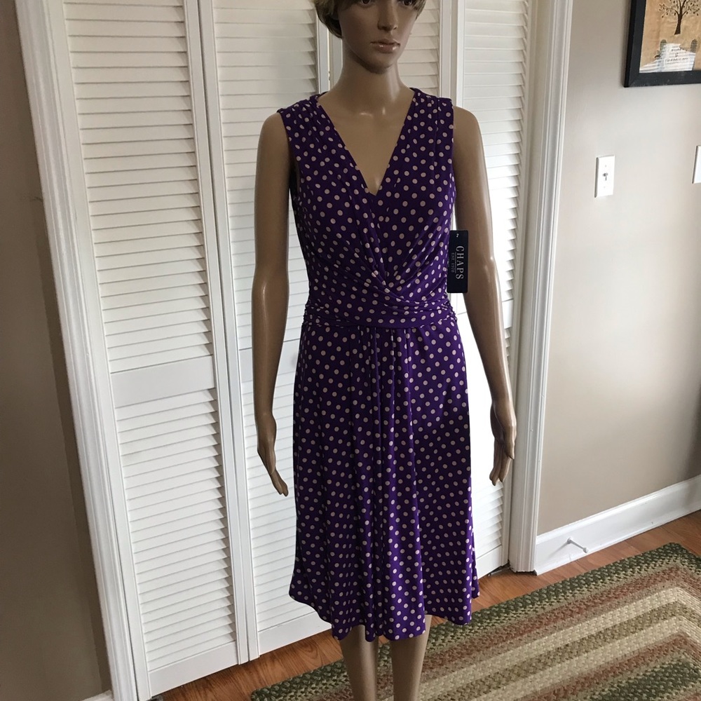 Chaps Dress SZ‎ MED NWT